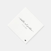 パーティーシンプルとエレガントな結婚式 スタンダードカクテルナプキン (角)