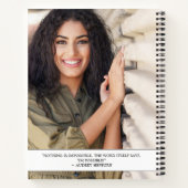 パーティーシンプルシック卒業グラッド大学ゲストブック ノートブック (裏面)