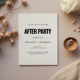 パーティーシンプル後のミニマル主義者 招待状