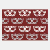 パーティーシートをラップする仮装紙マスク ラッピングペーパーシート (正面2)