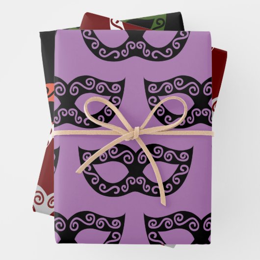 パーティーシートをラップする仮装紙マスク ラッピングペーパーシート (インサイチュ)