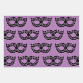 パーティーシートをラップする仮装紙マスク ラッピングペーパーシート (正面)