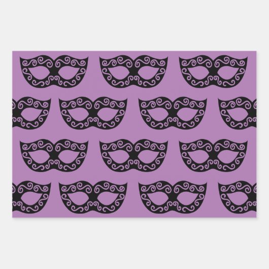 パーティーシートをラップする仮装紙マスク ラッピングペーパーシート (正面)