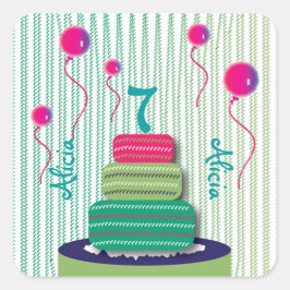 パーティーシール スクエアシール