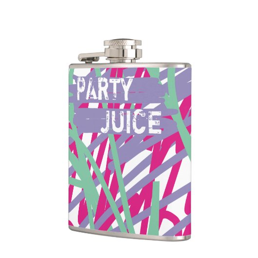 パーティージュース80年代80カラーメドレークレヨンアート フラスク (左)