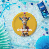 パーティージラフェデヴァランザ ペーパープレート (パーティー)