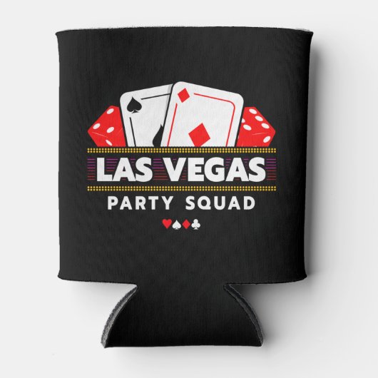 パーティースクワッドベガストリップラスベガススクワッドラスベガス 缶クーラー (正面)