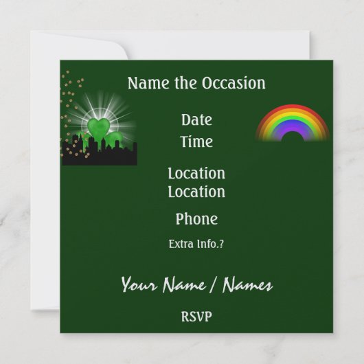 パーティースタイルブライトライト3 - SRF 招待状 (裏面)