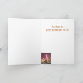 パーティーステアライブワイルド誕生日 カード (内部)