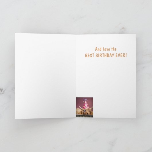 パーティーステアライブワイルド誕生日 カード (内部)