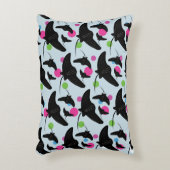 パーティースティングレイカラフルパターン アクセントクッション (正面(垂直))