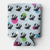 パーティースティングレイカラフルパターン 缶クーラー (正面)