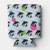 パーティースティングレイカラフルパターン 缶クーラー (裏面)