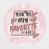 パーティーステッカー、お気に入りのhoコレクション ラベル (デザイン1)