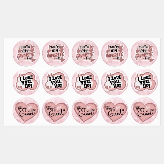 パーティーステッカー、お気に入りのhoコレクション ラベル (シート)