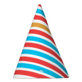 パーティーストライプ帽子 パーティーハット (右)