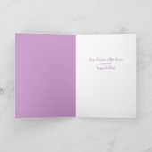 パーティーゼブラガールズ誕生日 カード (内部)