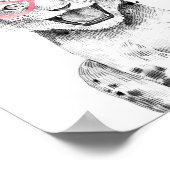 パーティータイガーライオンサファリアニマルズ誕生日デコール ポスター (角)