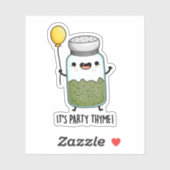 パーティータイムおもしろいハーブプン シール (シート)