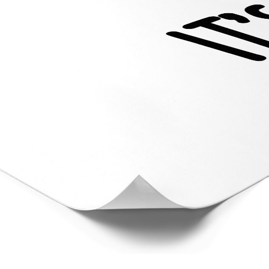 パーティータイムおもしろいハーブプン ポスター (角)