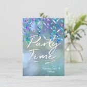 パーティータイムのストリーマー 招待状 (スタンド正面)