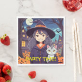 パーティータイムアニメハロウィーン スタンダードランチョンナプキン (インサイチュ)