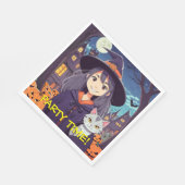 パーティータイムアニメハロウィーン スタンダードランチョンナプキン (角)