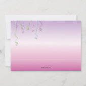 パーティータイムガールズ誕生日招待状 招待状 (裏面)