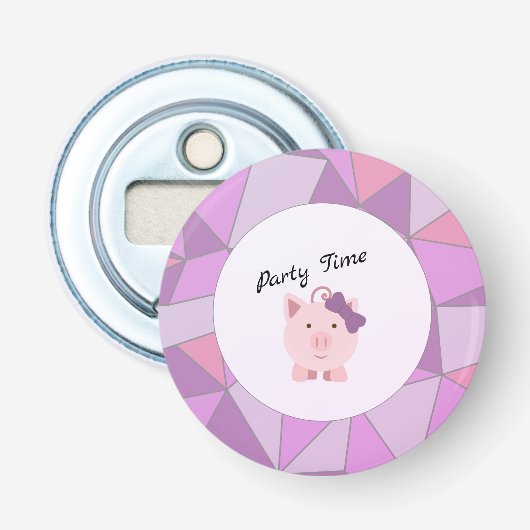パーティータイムガールピグ 栓抜き (正面)