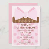 パーティータイムギフト誕生日招待状 招待状 (正面/裏面)