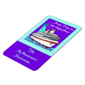 パーティータイムクルーズ船ステートルームドアマーカー マグネット (左側)