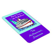 パーティータイムクルーズ船ステートルームドアマーカー マグネット (右側)