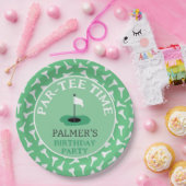 パーティータイムゴルフ誕生日パーティー ペーパープレート (パーティー)