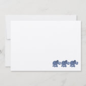 パーティータイムサーカス/ベビーシャワー 招待状 (裏面)