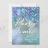 パーティータイムストリーマー 招待状 (正面)