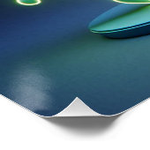 パーティータイムネオングリーン ポスター (コーナー)