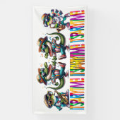 パーティータイムバナー 横断幕 (縦)