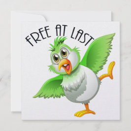 パーティータイムバード – 最後にフリー招待状 招待状