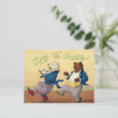 パーティータイムベア ポストカード (スタンド正面)