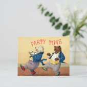 パーティータイムベア ポストカード (スタンド正面)