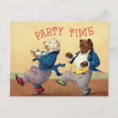 パーティータイムベア ポストカード (正面)