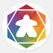 パーティータイムメニーステッカー ラウンドシール (正面)