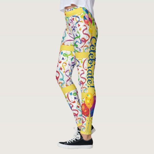 パーティータイムレギンス祝誕生日パンツ レギンス (左)