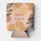 パーティータイムレトロな桃 缶クーラー (正面)