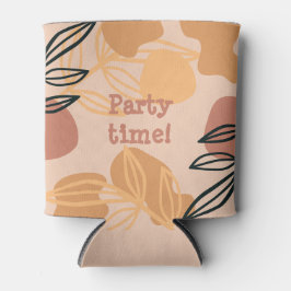 パーティータイムレトロな桃 缶クーラー