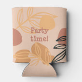 パーティータイムレトロな桃 缶クーラー (裏面)