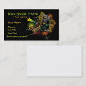 パーティータイム名刺テンプレート 名刺 (正面/裏面)