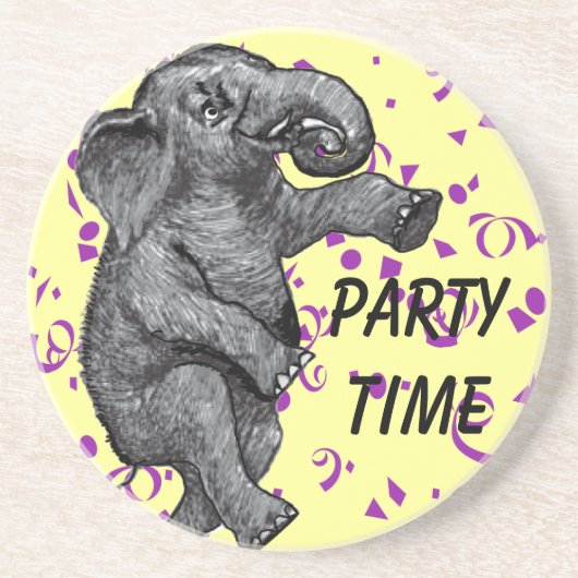 パーティータイム踊りエレファントコースター コースター (正面)