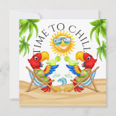 パーティータイム ご招待 招待状 (正面)