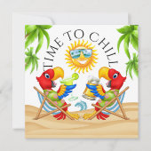 パーティータイム ご招待 招待状 (正面)